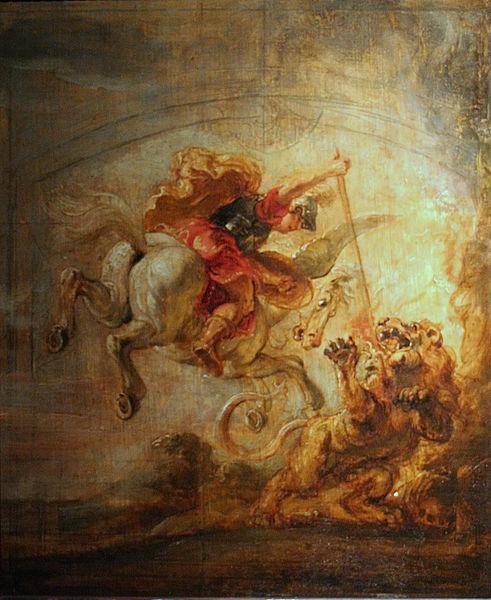 Peter Paul Rubens Bellerophon, Pegasus and Chimera